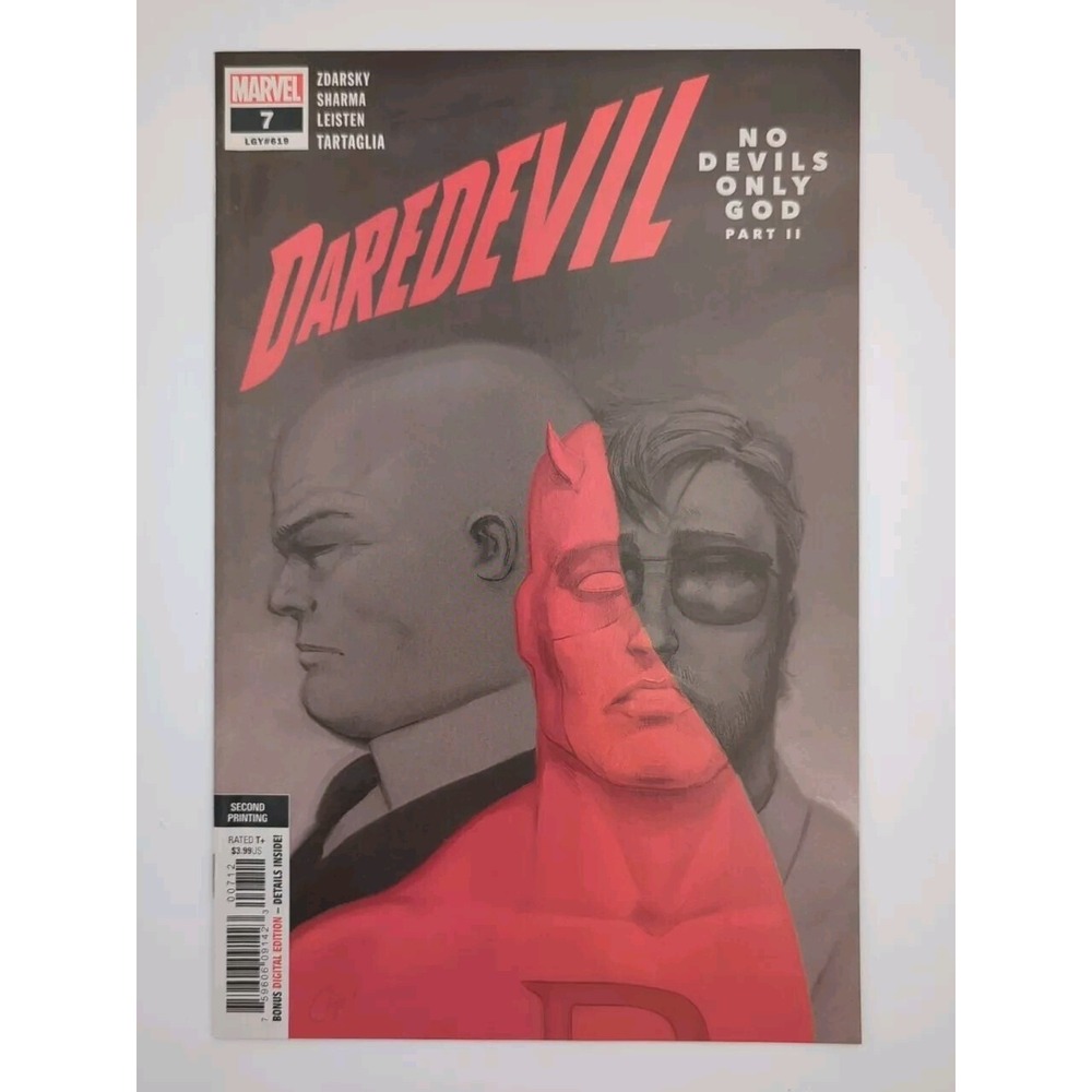 Daredevil‎ #7 (2019) 2nd Print 1st Izzy Libris HTF Low Print Marvel NM Range